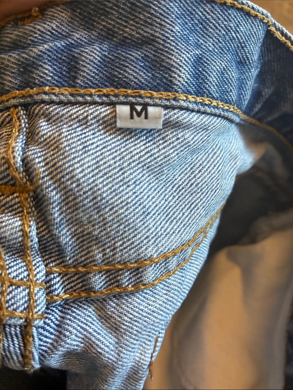 John Galt California Distressed Cutoff Jean Shorts size M - Picture 3 of 5